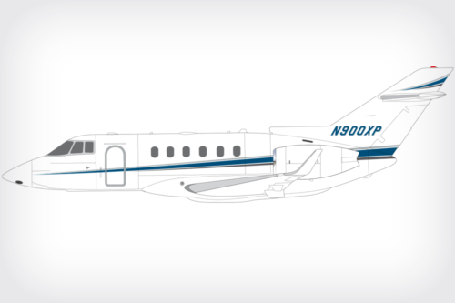 Hawker 900 paint design