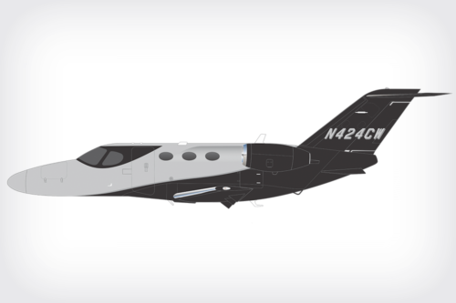 Cessna Mustang paint design rendering