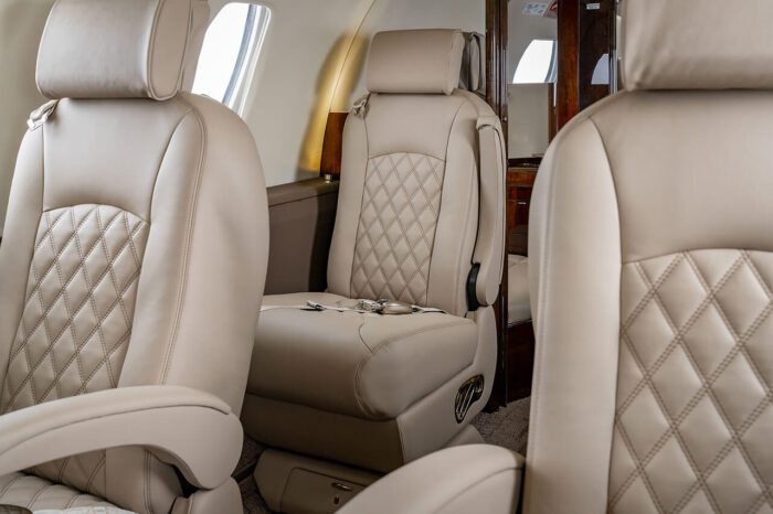 Citation XLS custom leather seats