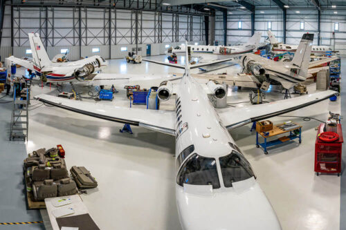 aircraft MRO facility